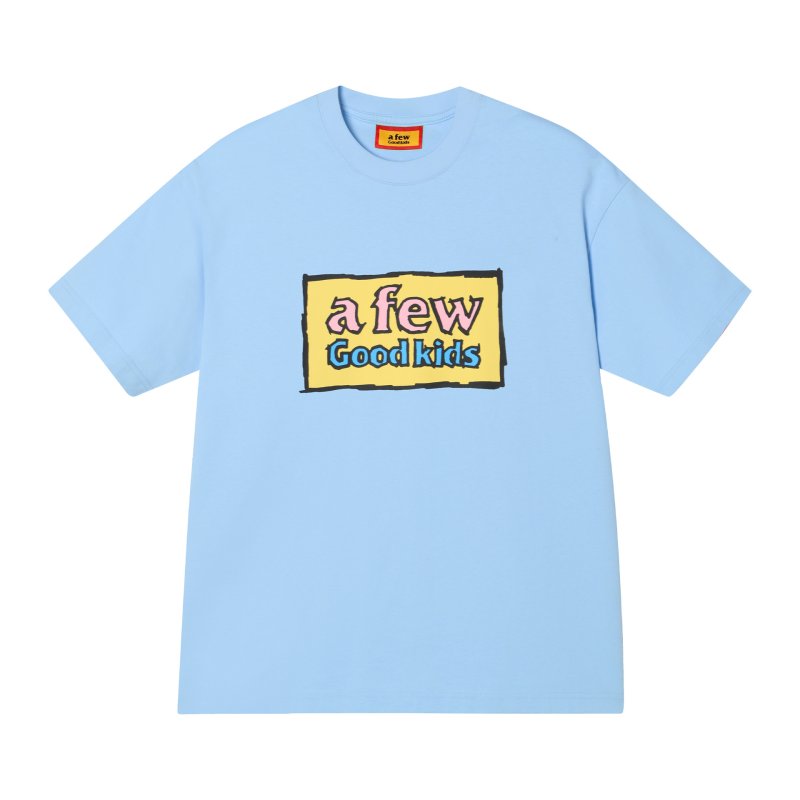 画像7: unisex  afewgoodkids letter print Short Sleeve T-Shirt 　レターロゴプリントラウンドネック Tシャツ ユニセックス 男女兼用 (7)