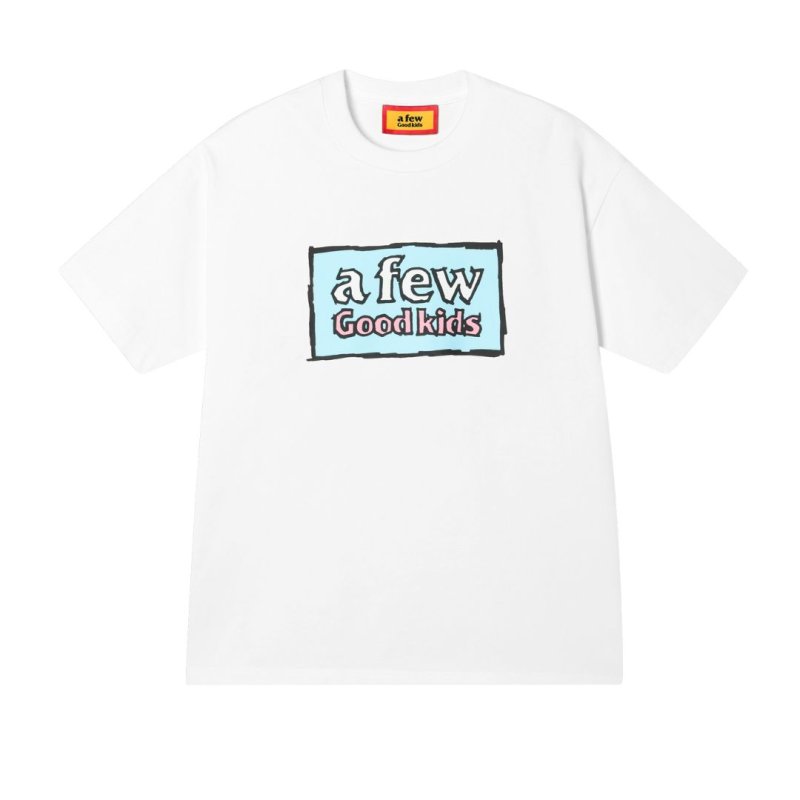 画像3: unisex  afewgoodkids letter print Short Sleeve T-Shirt 　レターロゴプリントラウンドネック Tシャツ ユニセックス 男女兼用 (3)