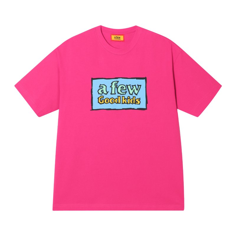 画像6: unisex  afewgoodkids letter print Short Sleeve T-Shirt 　レターロゴプリントラウンドネック Tシャツ ユニセックス 男女兼用 (6)