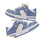 画像3: Unisex Paisley canvas Lace-up Sneakers shoes  ユニセックス 男女兼用ペイズリーキャンバスレースアップスニーカー (3)