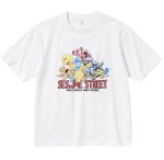 画像1: Sesame Street Print Round Neck T-Shirt　セサミストリート プリントラウンドネック Tシャツ ユニセックス 男女兼用 (1)