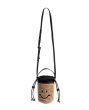 画像2: Smile Drawstring Basket Tote Shoulder Bag　スマイル筒形バスケットかご籠トートショルダーバッグ (2)
