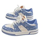 画像6: Unisex Paisley canvas Lace-up Sneakers shoes  ユニセックス 男女兼用ペイズリーキャンバスレースアップスニーカー (6)