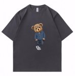画像3: unisex Trendy Stylish Bear print Short Sleeve T-Shirt 　トレンディースタイリッシュベア熊プリントラウンドネック Tシャツ ユニセックス 男女兼用 (3)