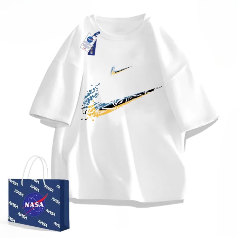 画像1: Unisex Double Swoosh logo Tshirts ユニセックス 男女兼用  ダブル スウッシュ ロゴ 長袖 トレーナー (1)