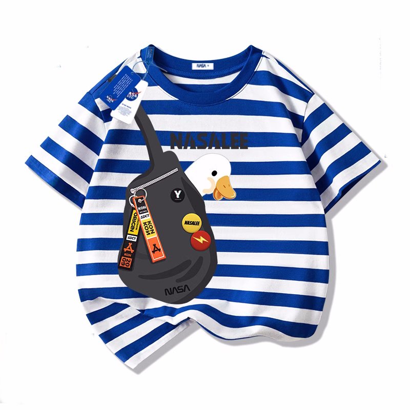 画像6: unisex NASALEE x Bag Goose print Short Sleeve T-Shirt  ナサNASALEEバッググースプリントラウンドネック Tシャツ ユニセックス 男女兼用 (6)