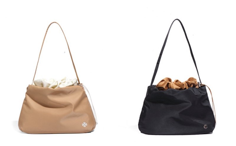 画像5: Drawstring Nylon Underarm Tote Shoulder Bag　ドローストリングナイロンアンダーアームトートショルダーバッグ (5)