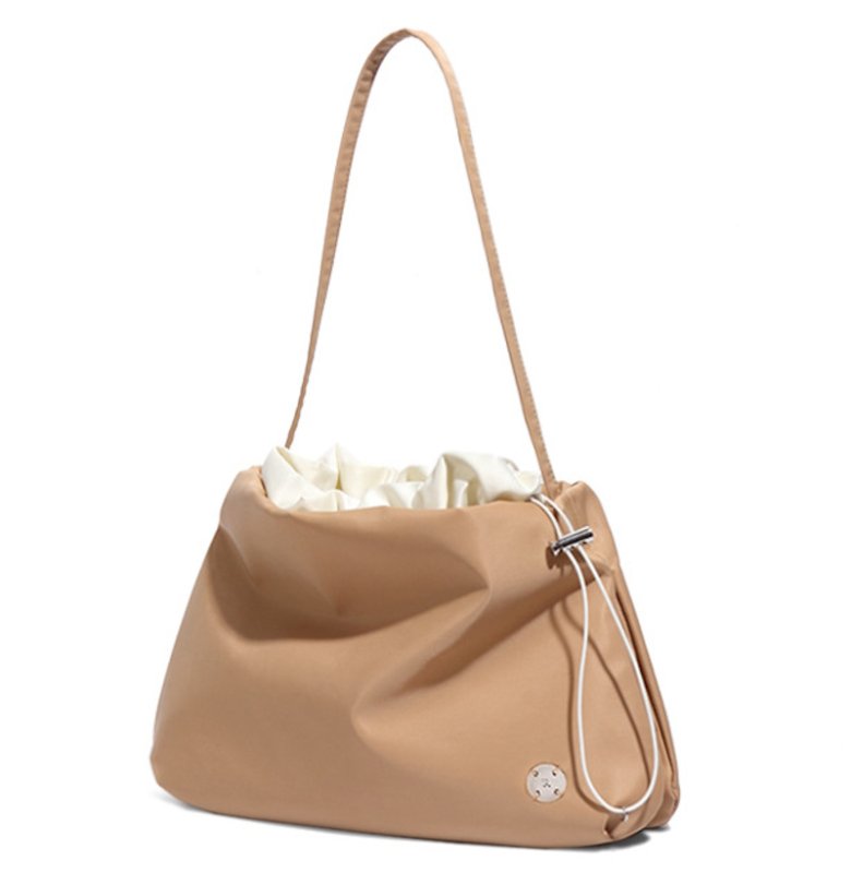 画像7: Drawstring Nylon Underarm Tote Shoulder Bag　ドローストリングナイロンアンダーアームトートショルダーバッグ (7)