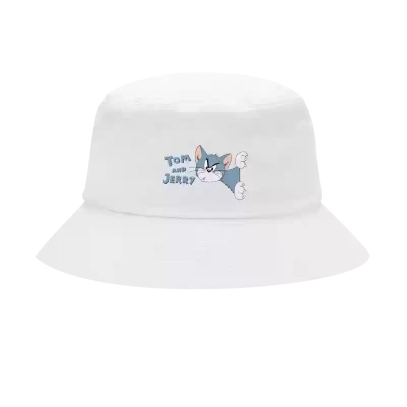 画像5: Tom and Jerry Bucket hat cap ユニセックス男女兼用 トム＆ジェリートムとジェリー  バケットハット キャップ 帽子 (5)