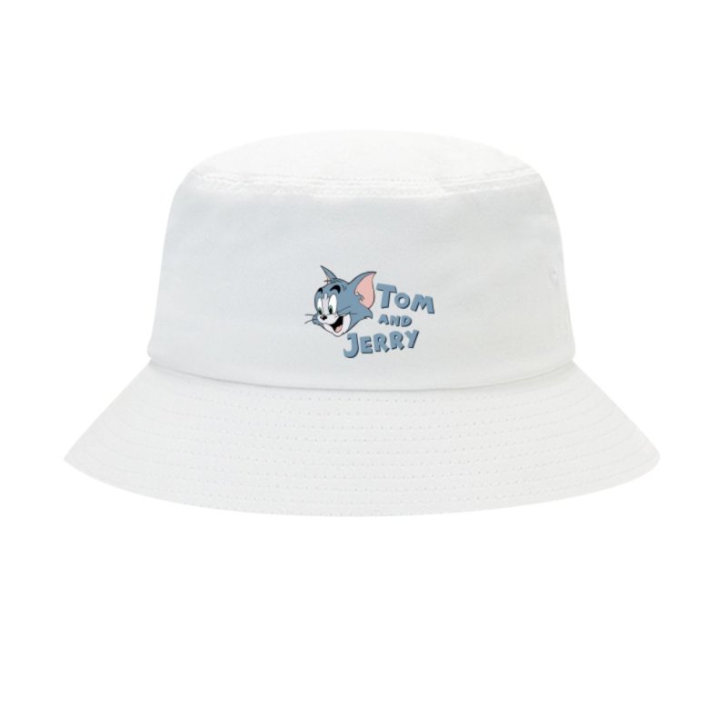 画像2: Tom and Jerry Bucket hat cap ユニセックス男女兼用 トム＆ジェリートムとジェリー  バケットハット キャップ 帽子 (2)