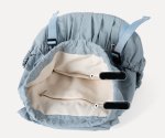 画像9:  Pleated nylon lightweight backpack tote shoulder  bag　プリーツナイロン軽量バックパックリュックトートショルダーアンダーアームバッグ (9)