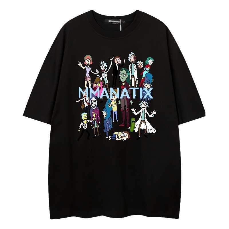 画像6: unisex rick and morty cast Short Sleeve T-Shirt　リックアンドモーティキャストプリントラウンドネック Tシャツ ユニセックス 男女兼用 (6)