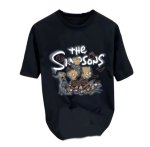 画像5: unisex The Fighting Simpson Family Short Sleeve T-Shirt　ファイティングシンプソンファミリープリントラウンドネック Tシャツ ユニセックス 男女兼用 (5)