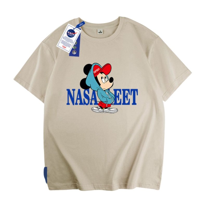 画像8: NASA EET x Mickey Mouse  Print T-shirt ユニセックス男女兼用 ナサ ミッキーマウス プリント半袖 Tシャツ (8)