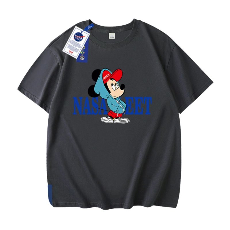 画像9: NASA EET x Mickey Mouse  Print T-shirt ユニセックス男女兼用 ナサ ミッキーマウス プリント半袖 Tシャツ (9)