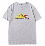 画像4: unisex Charlie Brown & Lucy & Sneakers Short Sleeve T-Shirt　チャーリーブラウン＆ルーシー＆スニーカープリントラウンドネック Tシャツ ユニセックス 男女兼用 (4)