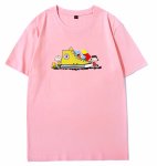 画像9: unisex Charlie Brown & Lucy & Sneakers Short Sleeve T-Shirt　チャーリーブラウン＆ルーシー＆スニーカープリントラウンドネック Tシャツ ユニセックス 男女兼用 (9)