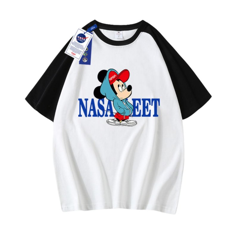 画像11: NASA EET x Mickey Mouse  Print T-shirt ユニセックス男女兼用 ナサ ミッキーマウス プリント半袖 Tシャツ (11)