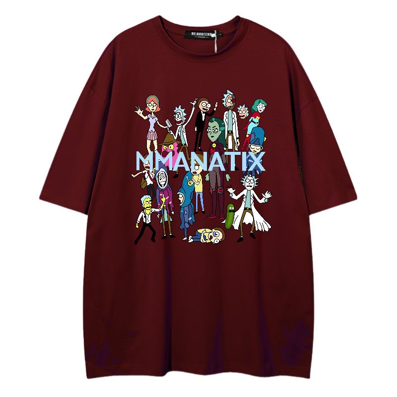 画像7: unisex rick and morty cast Short Sleeve T-Shirt　リックアンドモーティキャストプリントラウンドネック Tシャツ ユニセックス 男女兼用 (7)