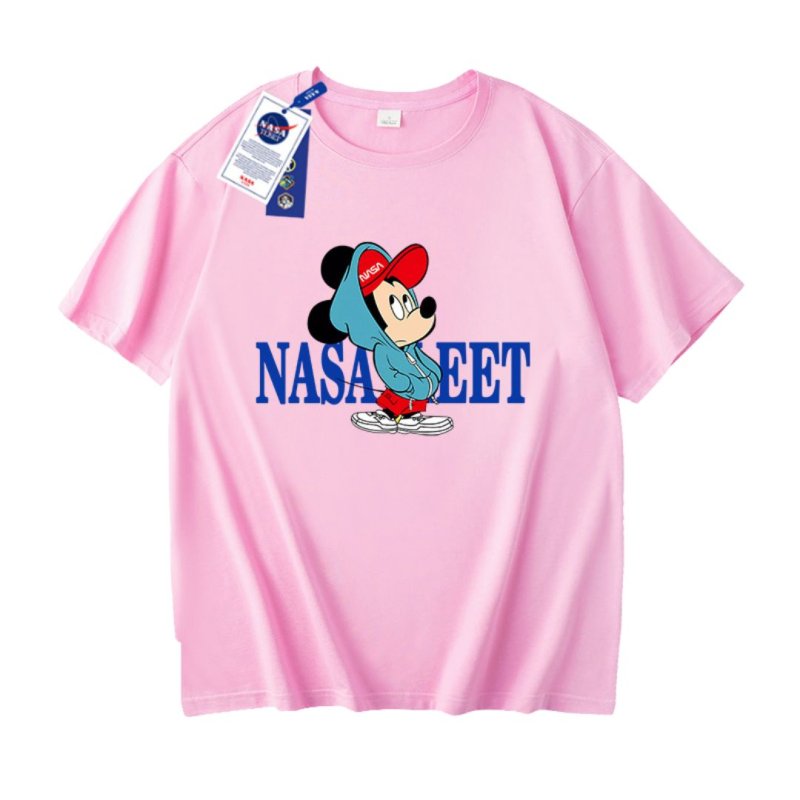 画像7: NASA EET x Mickey Mouse  Print T-shirt ユニセックス男女兼用 ナサ ミッキーマウス プリント半袖 Tシャツ (7)
