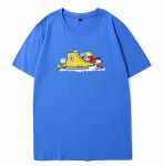 画像3: unisex Charlie Brown & Lucy & Sneakers Short Sleeve T-Shirt　チャーリーブラウン＆ルーシー＆スニーカープリントラウンドネック Tシャツ ユニセックス 男女兼用 (3)