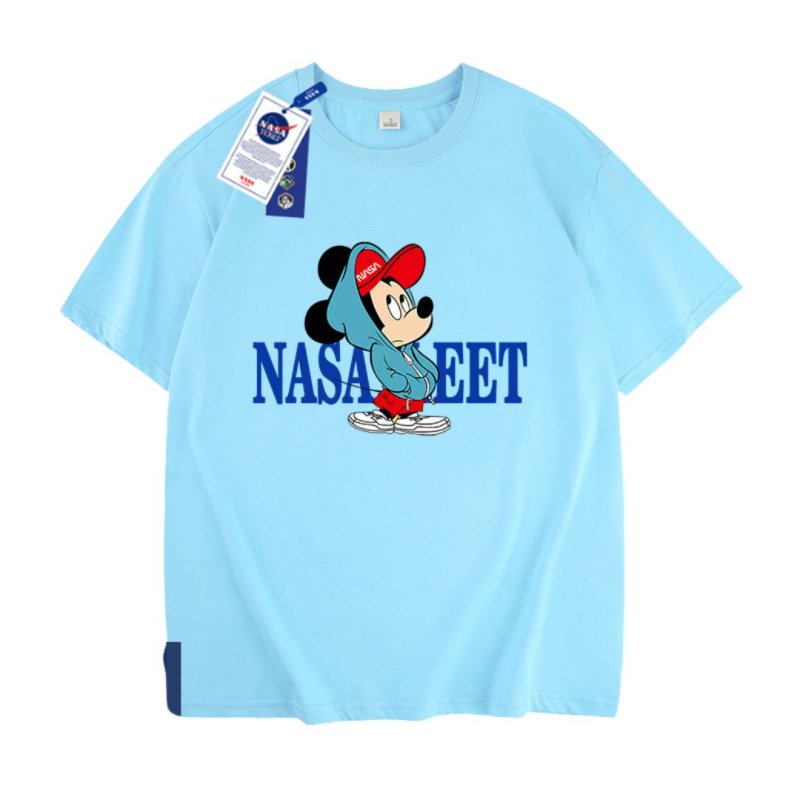 画像10: NASA EET x Mickey Mouse  Print T-shirt ユニセックス男女兼用 ナサ ミッキーマウス プリント半袖 Tシャツ (10)