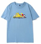画像6: unisex Charlie Brown & Lucy & Sneakers Short Sleeve T-Shirt　チャーリーブラウン＆ルーシー＆スニーカープリントラウンドネック Tシャツ ユニセックス 男女兼用 (6)