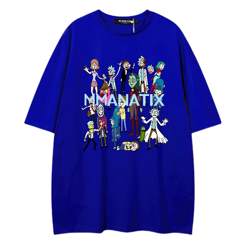 画像3: unisex rick and morty cast Short Sleeve T-Shirt　リックアンドモーティキャストプリントラウンドネック Tシャツ ユニセックス 男女兼用 (3)