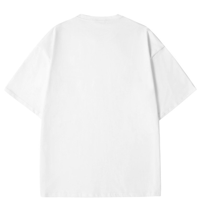 画像7: unisex Bearbrick French Fries Print Short Sleeve T-Shirt　ベアブリック×ポテトフライプリントラウンドネック Tシャツ ユニセックス 男女兼用 (7)