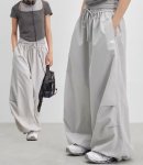 画像5: Unisex Quick-drying loose parachute pants　 男女兼用 韓国 ユニセックス クイックドライパラシュートルーズパンツパンツ ヒップホップ ストリートダンス カジュアル  (5)