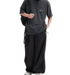 画像10: Unisex Quick-drying loose parachute pants　 男女兼用 韓国 ユニセックス クイックドライパラシュートルーズパンツパンツ ヒップホップ ストリートダンス カジュアル  (10)