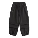 画像2: Unisex Quick-drying loose parachute pants　 男女兼用 韓国 ユニセックス クイックドライパラシュートルーズパンツパンツ ヒップホップ ストリートダンス カジュアル  (2)