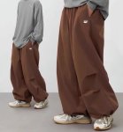 画像4: Unisex Quick-drying loose parachute pants　 男女兼用 韓国 ユニセックス クイックドライパラシュートルーズパンツパンツ ヒップホップ ストリートダンス カジュアル  (4)