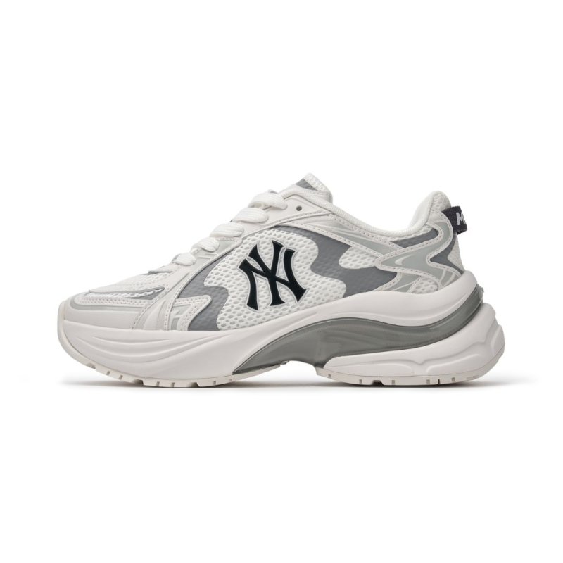 画像4: MLB KOREA NY New York Yankees CURVE RUNNER Y2K SNEAKERS  ユニセックス 男女兼用 ニューヨークヤンキース カーブ ランナー ニューヨークヤンキース 厚底スニーカー   (4)
