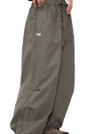 画像6: Unisex Quick-drying loose parachute pants　 男女兼用 韓国 ユニセックス クイックドライパラシュートルーズパンツパンツ ヒップホップ ストリートダンス カジュアル  (6)