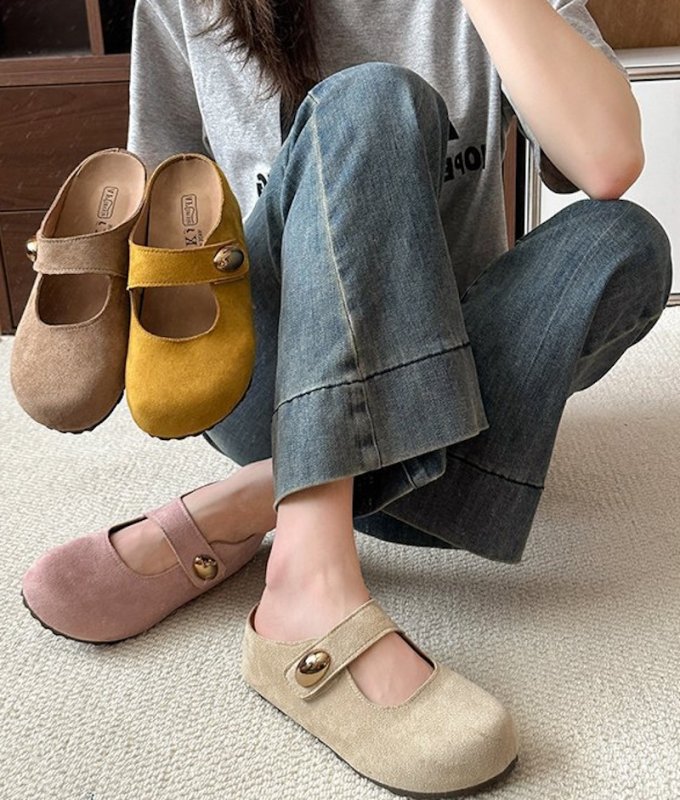 画像8: Baotou Leather platform slip-on style mule sandals Slippers　バオトゥレザープラットフォーム厚底ミュールサンダルスリッパ (8)