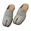 画像1: Women's Leather Tabi loafers ballerina flat ballet flat shoes 本革 足袋 タビ ローファー ミュール フラット バレエシューズ パンプス (1)