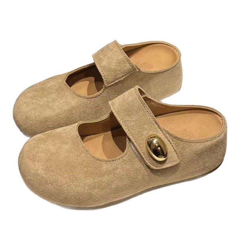 画像5: Baotou Leather platform slip-on style mule sandals Slippers　バオトゥレザープラットフォーム厚底ミュールサンダルスリッパ (5)