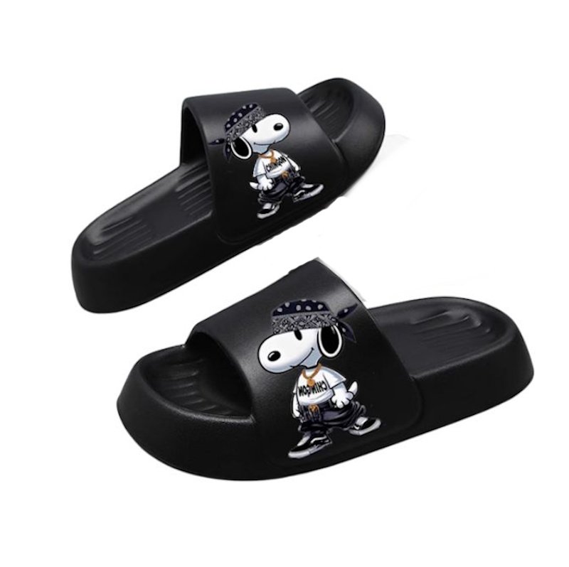 画像3: Unisex snoopy bandana Soft Sole Sandal Slippers  Beach sandals  ユニセックス男女兼用バンダナスヌーピーフリップフロップ  シャワー ビーチ サンダル (3)
