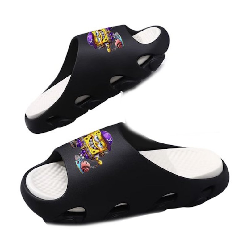 画像3: Unisex Spongebob Soft Sole Sandal Slippers, Kids' flip flops  Beach sandals  ユニセックス男女兼用 スポンジボブフリップフロップ  シャワー ビーチ サンダル (3)