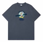 画像6: unisex nasa×donald duck Print Short Sleeve T-Shirt　ナサ×ドナルドダックプリントラウンドネック Tシャツ ユニセックス 男女兼用 (6)