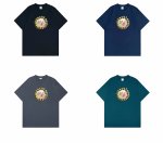 画像9: unisexCircle Spongebob Friends  Print Short Sleeve T-Shirt　サークルスポンジボブ＆フレンズプリントラウンドネック Tシャツ ユニセックス 男女兼用 (9)