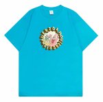 画像3: unisexCircle Spongebob Friends  Print Short Sleeve T-Shirt　サークルスポンジボブ＆フレンズプリントラウンドネック Tシャツ ユニセックス 男女兼用 (3)