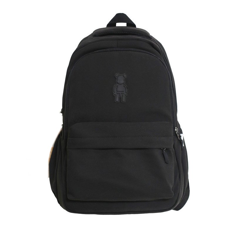 画像4: Unisex Bearbrick Design Backpack Bag ユニセックス 男女兼用  ベアブリックワンポイント軽量リュックサック バックパック (4)