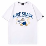 画像3: unisex surfer donald duck Print Short Sleeve T-Shirt　サーファードナルドダックプリントラウンドネック Tシャツ ユニセックス 男女兼用 (3)
