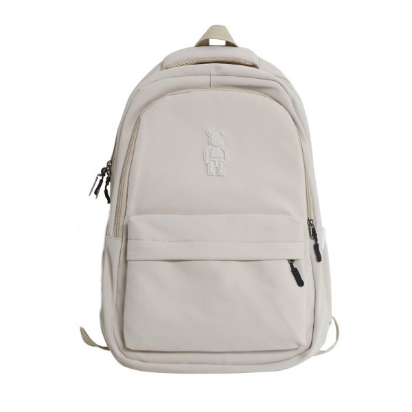 画像1: Unisex Bearbrick Design Backpack Bag ユニセックス 男女兼用  ベアブリックワンポイント軽量リュックサック バックパック (1)