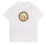 画像1: unisexCircle Spongebob Friends  Print Short Sleeve T-Shirt　サークルスポンジボブ＆フレンズプリントラウンドネック Tシャツ ユニセックス 男女兼用 (1)