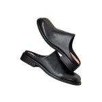 画像3: Leather Lazy One Step half slippers sandals レザーワンステッププラットフォームハーフ サンダルスリッパユニセックス男女兼用 (3)