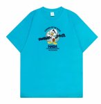 画像2: unisex nasa×donald duck Print Short Sleeve T-Shirt　ナサ×ドナルドダックプリントラウンドネック Tシャツ ユニセックス 男女兼用 (2)