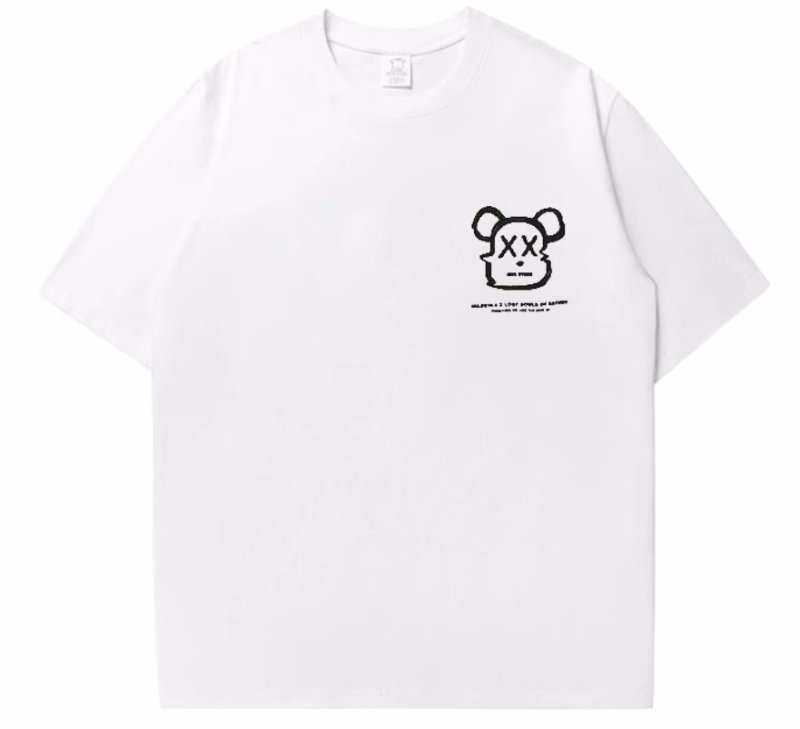 画像3: unisex kawsbear double-sided print  Short Sleeve T-Shirt　カウズベアダブルプリントラウンドネック Tシャツ ユニセックス 男女兼用 (3)